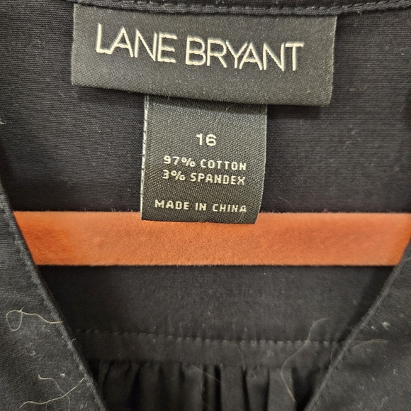 Lane Bryant Cotton Stretch Summer Midi Dress with Flair Bottom - Size 16 - Picture 5 of 10